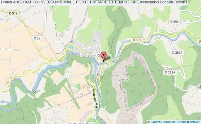 plan association Association Intercommunale Petite Enfance Et Temps Libre Pont-en-Royans