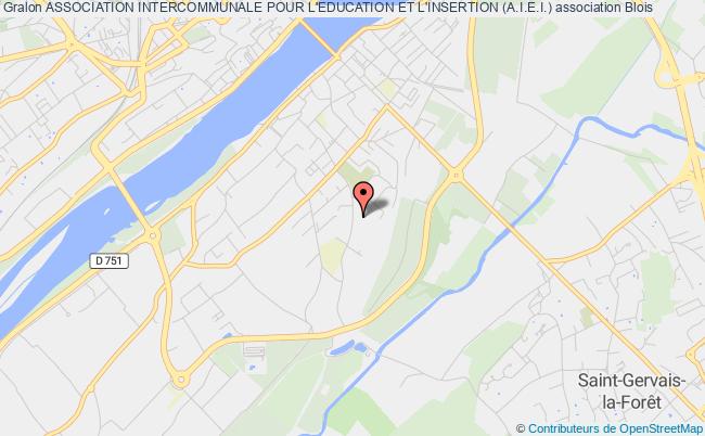 plan association Association Intercommunale Pour L'education Et L'insertion (a.i.e.i.) Blois