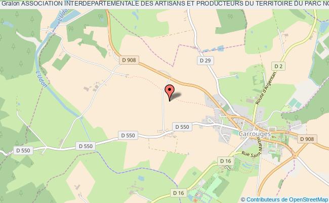 plan association Association Interdepartementale Des Artisans Et Producteurs Du Territoire Du Parc Normandie-maine, L'appnm Carrouges