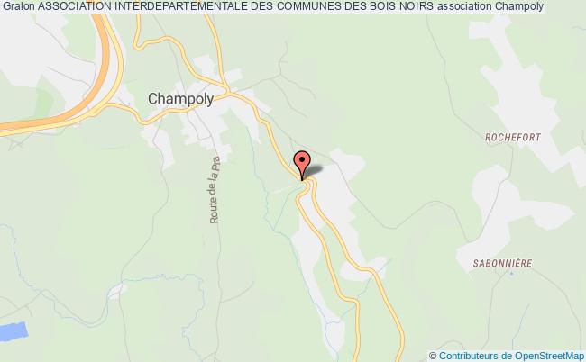 plan association Association Interdepartementale Des Communes Des Bois Noirs Champoly
