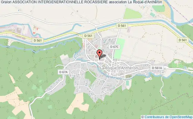 plan association Association Intergenerationnelle Rocassiere La    Roque-d'Anthéron