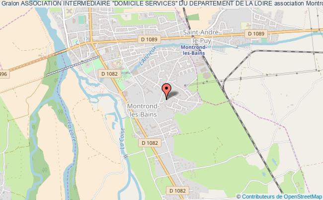plan association Association Intermediaire "domicile Services" Du Departement De La Loire Montrond-les-Bains