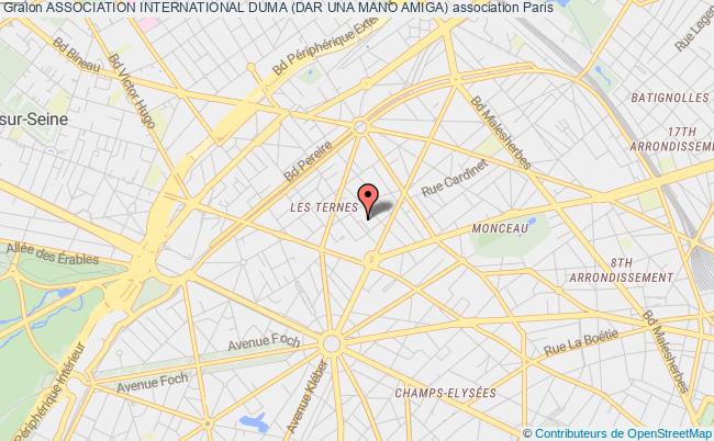 plan association Association International Duma (dar Una Mano Amiga) Paris