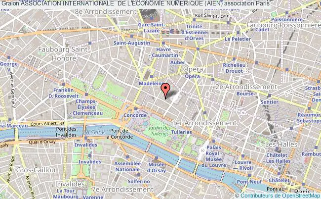 plan association Association Internationale  De L'economie Numerique (aien) Paris