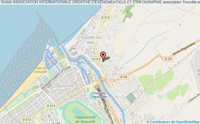 plan association Association Internationale Creative D'evenementiels Et D'infographie Trouville-sur-Mer