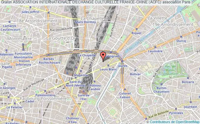 plan association Association Internationale D'echange Culturelle France-chine (acfc) Paris