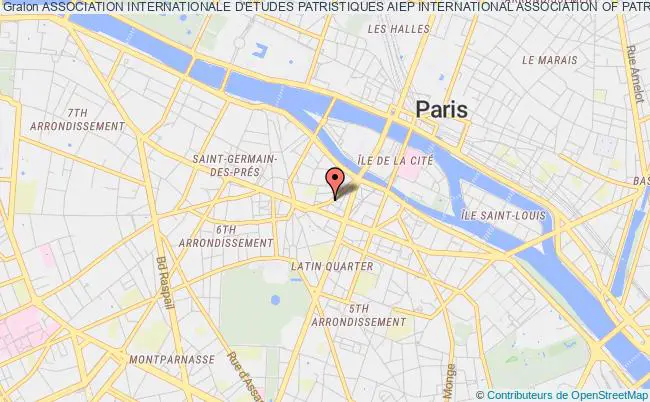 plan association Association Internationale D'etudes Patristiques Aiep International Association Of Patristic Studies Paris