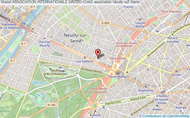 plan association Association Internationale Davido-chad Neuilly-sur-Seine
