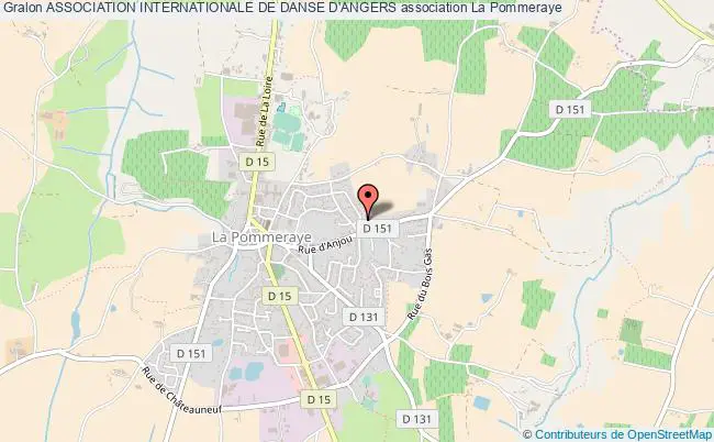 plan association Association Internationale De Danse D'angers Montjean-sur-Loire