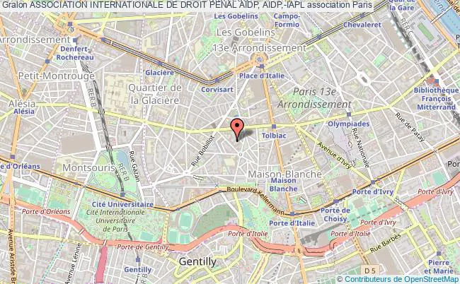 plan association Association Internationale De Droit Penal Aidp, Aidp,-iapl Paris