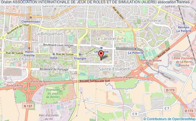 plan association Association Internationale De Jeux De Roles Et De Simulation (aijers) Rennes