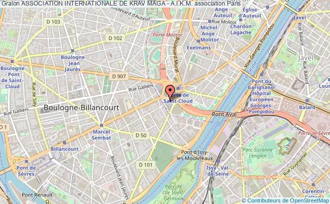 plan association Association Internationale De Krav Maga - A.i.k.m. Paris