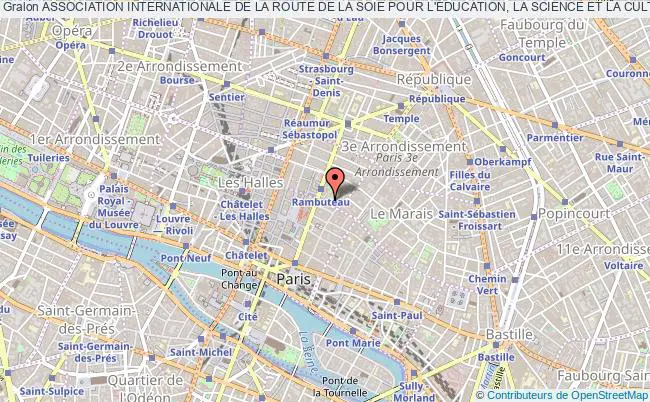 plan association Association Internationale De La Route De La Soie Pour L'Éducation, La Science Et La Culture (airsesc) Paris 3e