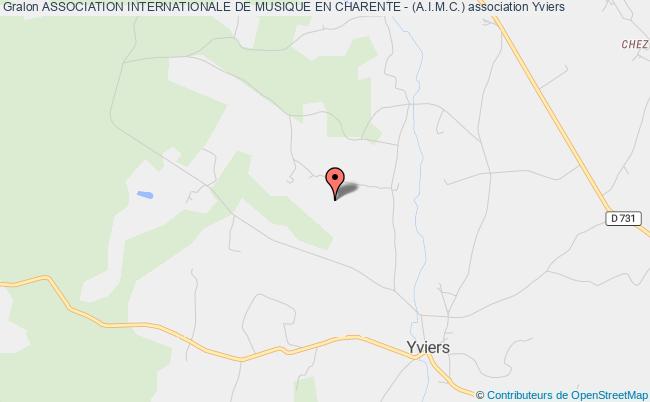 plan association Association Internationale De Musique En Charente - (a.i.m.c.) Yviers