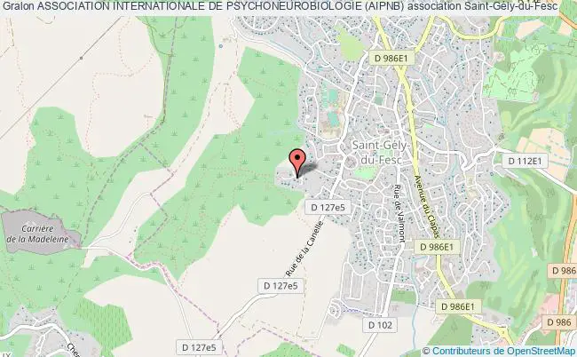 plan association Association Internationale De Psychoneurobiologie (aipnb) Saint-Gély-du-Fesc