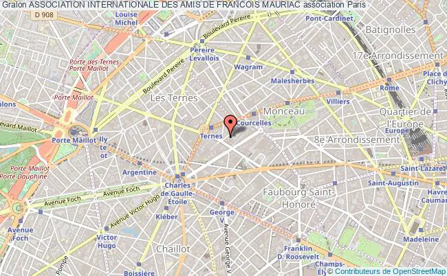 plan association Association Internationale Des Amis De Francois Mauriac Paris