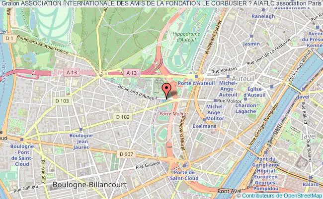 plan association Association Internationale Des Amis De La Fondation Le Corbusier ? Aiaflc Paris