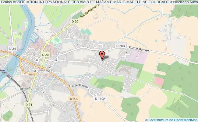 ASSOCIATION INTERNATIONALE DES AMIS DE MADAME MARIE-MADELEINE FOURCADE