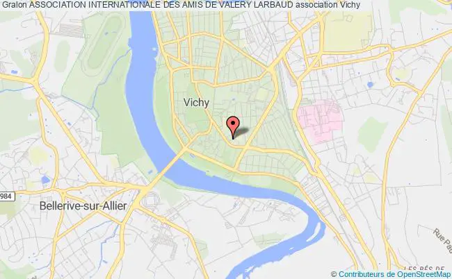 plan association Association Internationale Des Amis De Valery Larbaud Vichy
