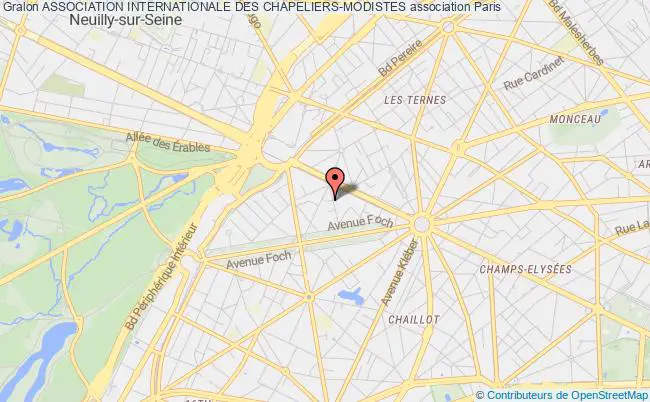 plan association Association Internationale Des Chapeliers-modistes Paris