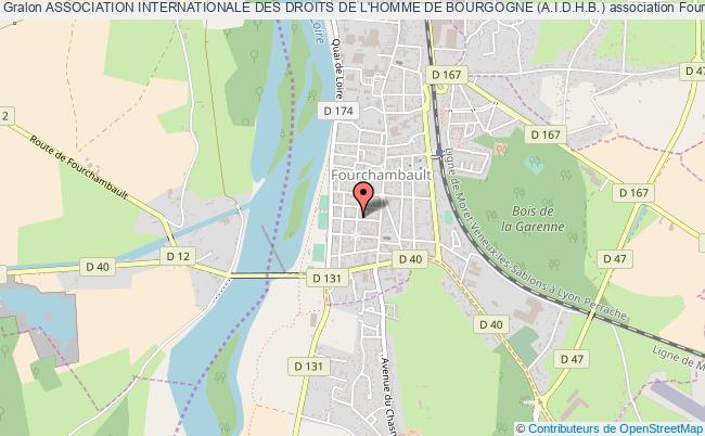 plan association Association Internationale Des Droits De L'homme De Bourgogne (a.i.d.h.b.) Fourchambault