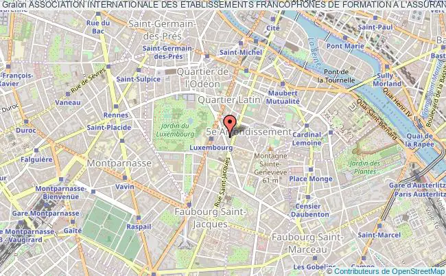 plan association Association Internationale Des Etablissements Francophones De Formation A L'assurance Aieffa Paris