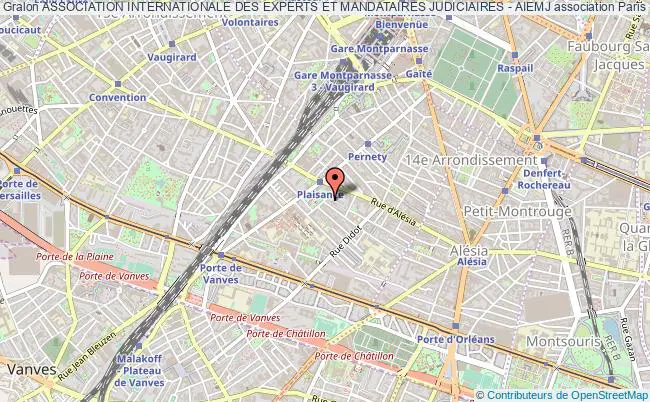 plan association Association Internationale Des Experts Et Mandataires Judiciaires - Aiemj Paris