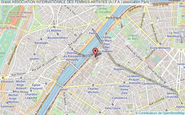 plan association Association Internationale Des Femmes-artistes (a.i.f.a.) Paris 15e