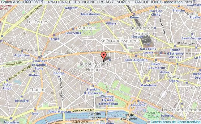 plan association Association Internationale Des Ingenieurs Agronomes Francophones Paris