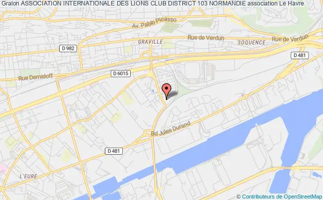 plan association Association Internationale Des Lions Club District 103 Normandie Le Havre