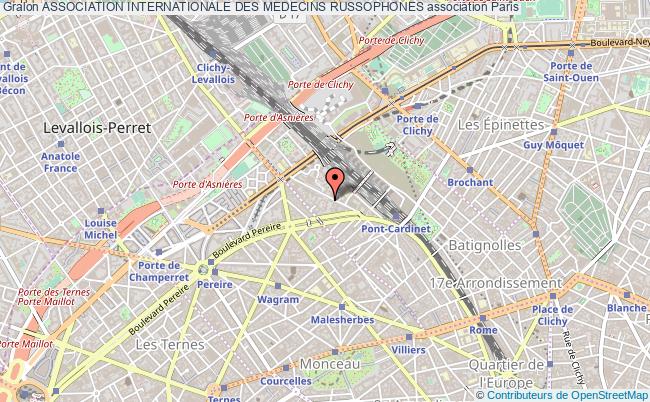plan association Association Internationale Des Medecins Russophones Paris 17e