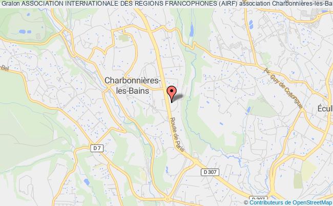 plan association Association Internationale Des Regions Francophones (airf) Charbonnières-les-Bains