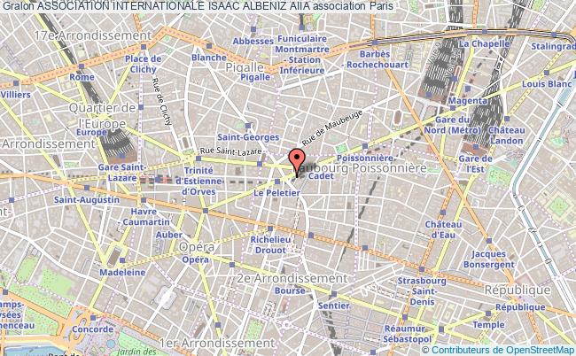 plan association Association Internationale Isaac Albeniz Aiia Paris