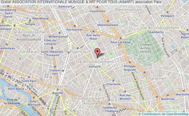 plan association Association Internationale Musique & Art Pour Tous (aimart) Paris
