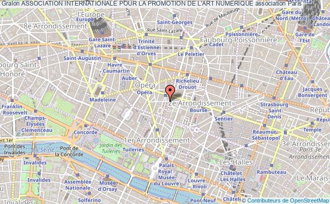 plan association Association Internationale Pour La Promotion De L'art Numerique Paris