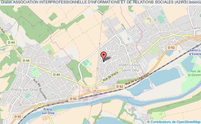 plan association Association Interprofessionnelle D'informations Et De Relations Sociales (a2irs) Villers-sous-Saint-Leu