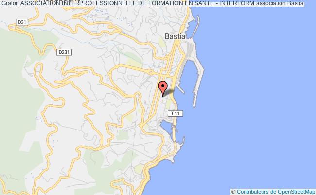 plan association Association Interprofessionnelle De Formation En Sante - Interform Bastia