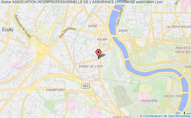 plan association Association Interprofessionnelle De L'assurance Lyonnaise Lyon