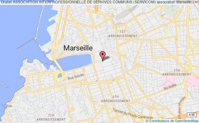plan association Association Interprofessionnelle De Servives Communs (servicom) Marseille