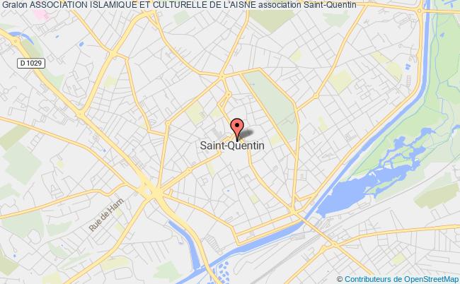 plan association Association Islamique Et Culturelle De L'aisne Saint-Quentin