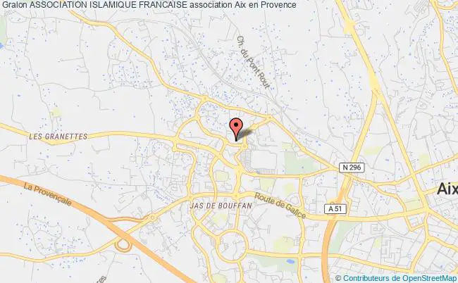 plan association Association Islamique Francaise Aix-en-Provence