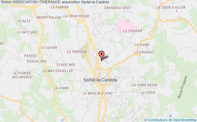 plan association Association Itinerance Sarlat-la-Canéda
