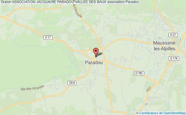 plan association Association Jacquaire Paradou-vallee Des Baux Paradou