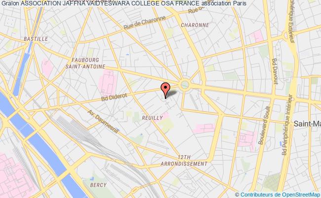 plan association Association Jaffna Vaidyeswara College Osa France Paris