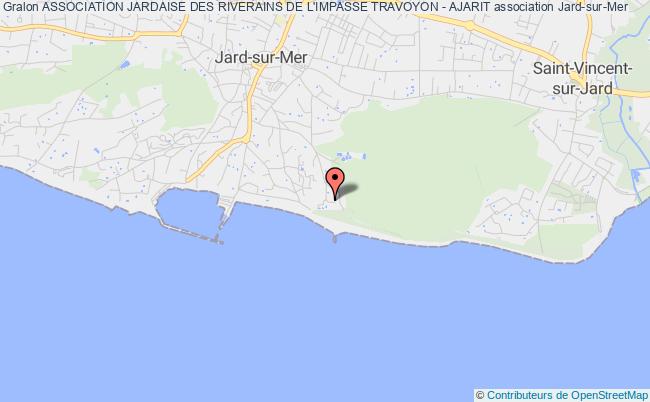 plan association Association Jardaise Des Riverains De L'impasse Travoyon - Ajarit Jard-sur-Mer