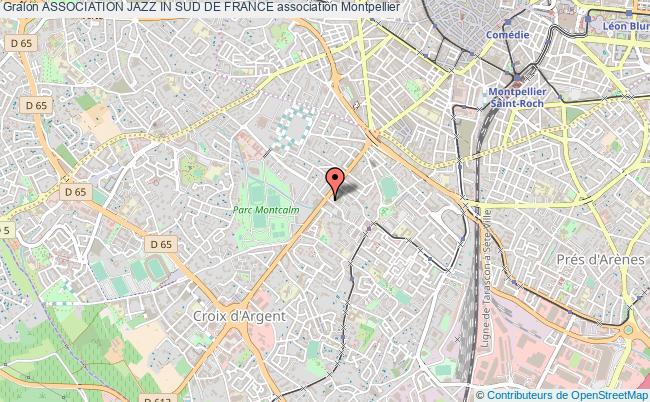 plan association Association Jazz In Sud De France Montpellier