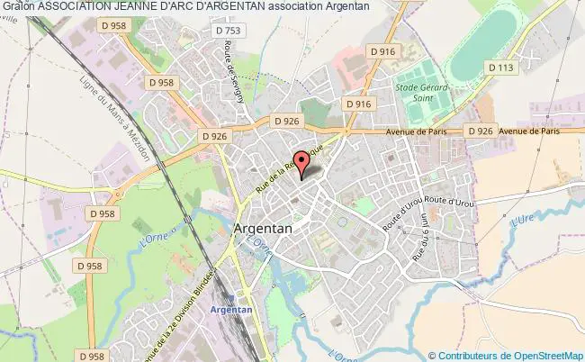 plan association Association Jeanne D'arc D'argentan Argentan