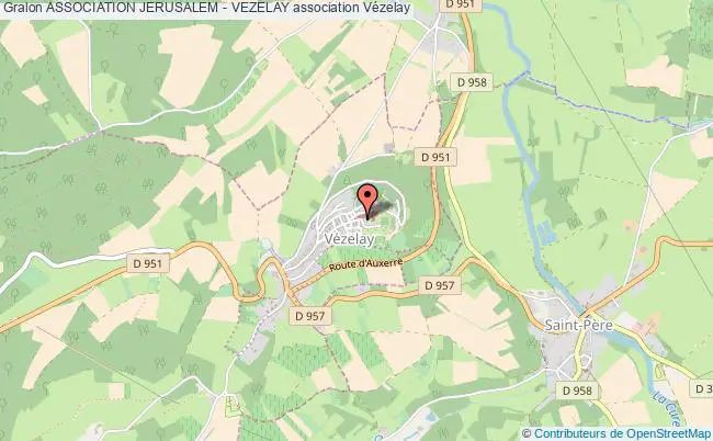 plan association Association Jerusalem - Vezelay Vézelay