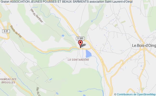 plan association Association Jeunes Pousses Et Beaux Sarments Saint-Laurent-d'Oingt