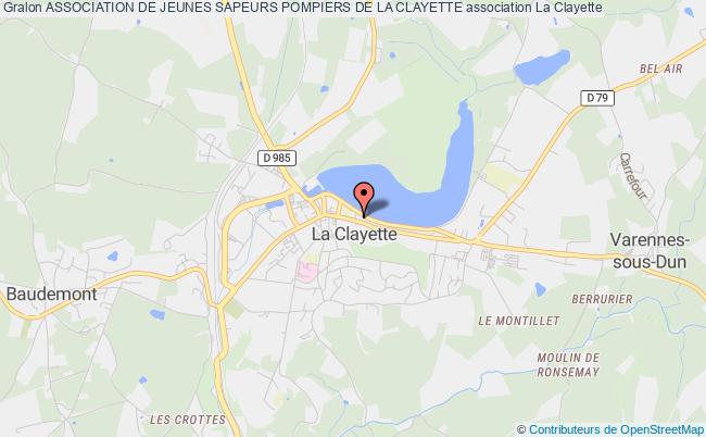 plan association Association Jeunes Sapeurs-pompiers De La Clayette La    Clayette